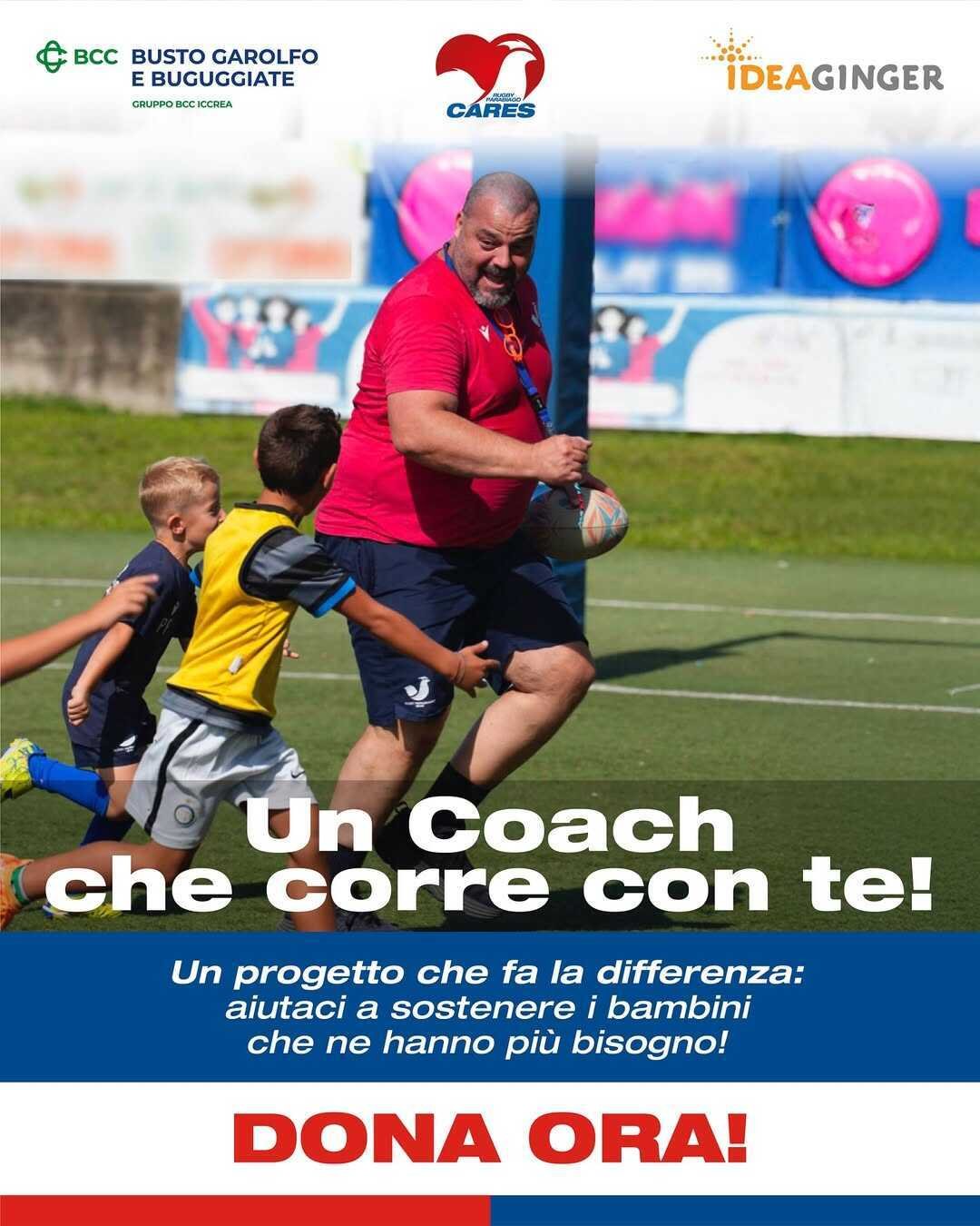 Educatori in campo: il rugby accoglie tutti a Parabiago