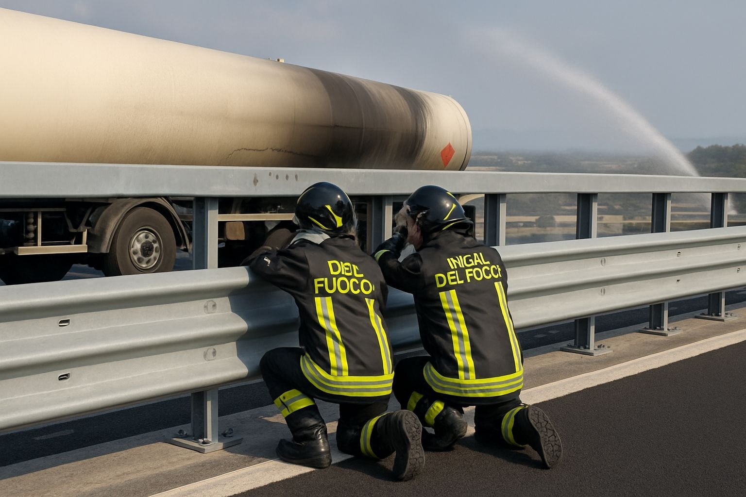 Autocisterna in fiamme sulla A1, traffico bloccato e gas da travasare